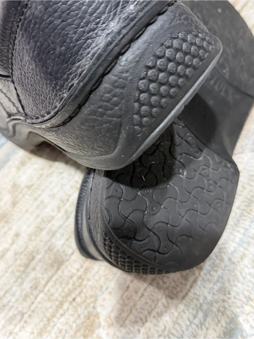 Birkenstock Black Leather Men's Lace-Up Derby Shoes